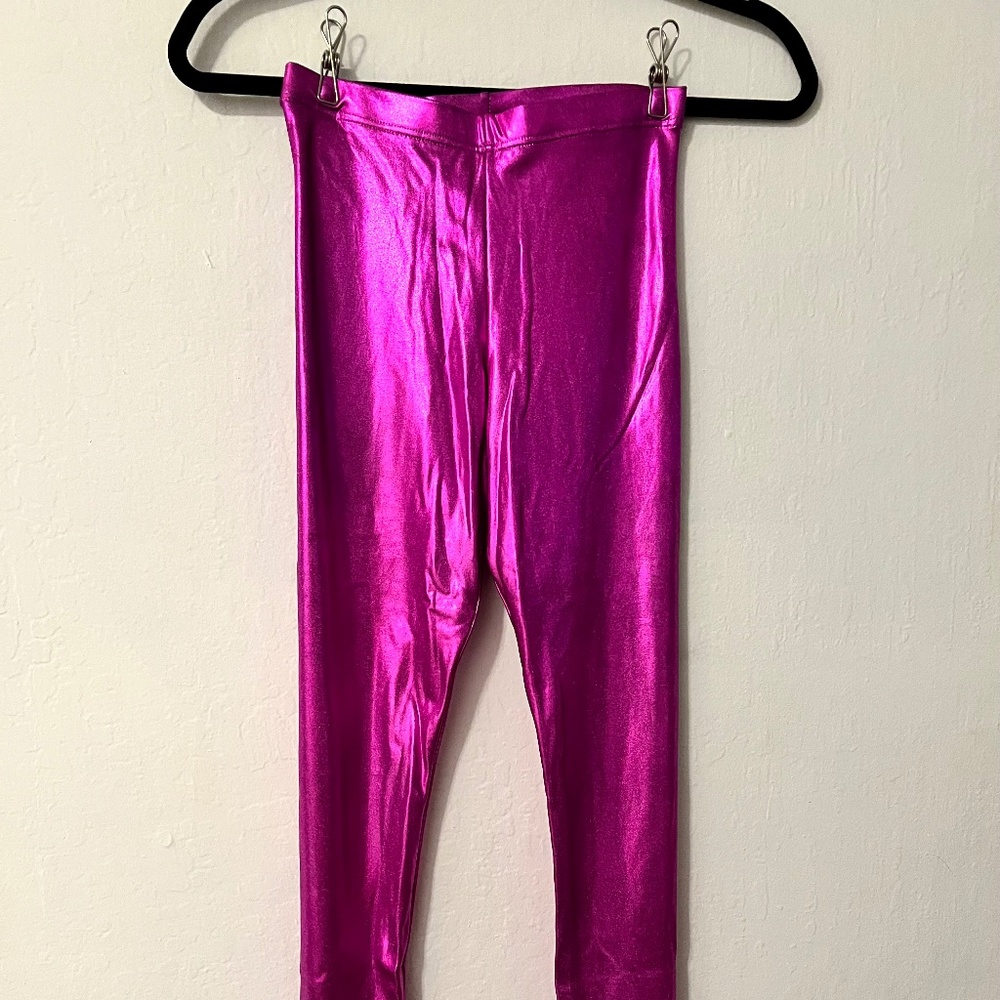 American Apparel Hot Pink leggings
